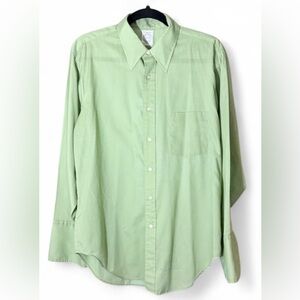 Vintage dress shirt 1960s Arrow Cum Laude button down w/French cuffs Mens 16 |ss